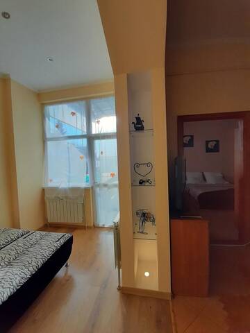 Фото номера Апартаменты с 1 спальней Апартаменты Apartment on pl.Kirila i Mefodia г. Мукачево 16