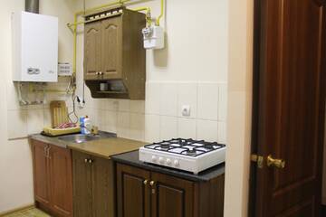 Фото номера Двухместный номер с 1 кроватью Апартаменты Apartments Domovik ,Kirilla i Mefodiya, 5 г. Мукачево 10